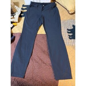 Lululemon Warpstreme Slim Fit Pants Mens 31 Black 5-Pocket Commuter LW5EJBS‎